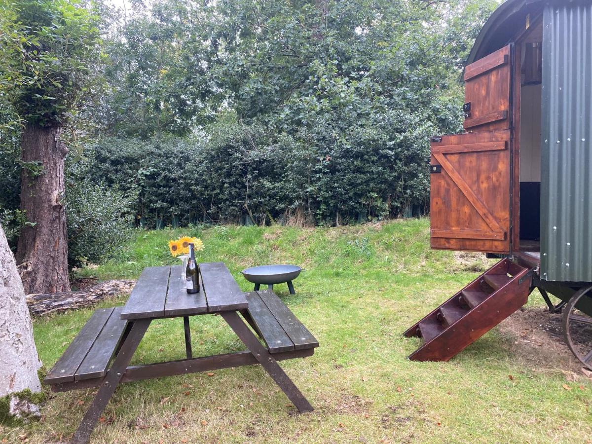 The Shepherd'S Hut - Wild Escapes Wrenbury Off Grid Glamping - Ages 12 And Over Baddiley Dış mekan fotoğraf